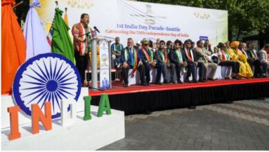 Photo of अमेरिका के सिएटल में पहली बार इंडिया डे परेड का आयोजन