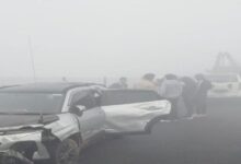 Photo of आगरा-लखनऊ एक्सप्रेस वे पर तीन कार आपस में टकराई