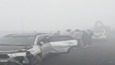 Photo of आगरा-लखनऊ एक्सप्रेस वे पर तीन कार आपस में टकराई