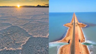 Photo of न रेत, न मिट्टी… यहां दूर-दूर तक फैला है नमक का समंदर!