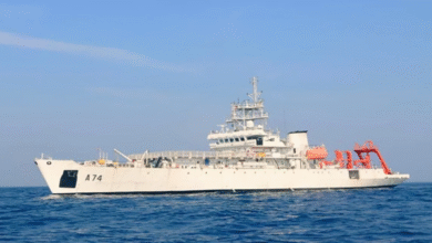 Photo of ऐतिहासिक समुद्री मार्गों पर फिर निकला आइएनएस सागरध्वनि