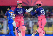 Photo of यशस्वी-वैभव सूर्यवंशी के तूफान के दम पर राजस्थान ने लगाई जीत की हैट्रिक