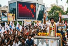 Photo of तमिलनाडु में ‘थलपति’ विजय की आंधी, धड़ाम से गिरा Sun TV का शेयर