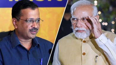 Photo of PM हाउस तक अरविंद केजरीवाल का मार्च रोका गया, फिरोज शाह रोड पर धरने पर बैठे AAP कार्यकर्ता