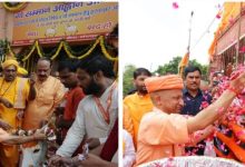 Photo of जन्माष्टमी 2026: गो पूजन किया, श्रद्धालुओं पर बरसाए फूल, कृष्ण जन्मभूमि पर सीएम योगी