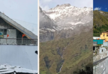 Photo of उत्तराखंड में बर्फबारी: धूप खिलते ही चमक उठीं चोटियां