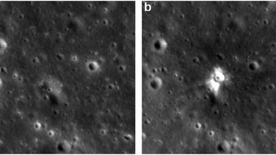 Photo of NASA ने चंद्रमा पर खोजा हाल में बना विशाल क्रेटर, दो फुटबॉल मैदान जितना बड़ा है ‘McGetchin Crater’