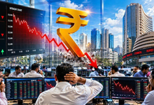 Photo of Stock Market Crash Today: अमेरिका-ईरान तनाव और रुपये की कमजोरी से शेयर बाजार में हाहाकार, Sensex 600 अंक तक टूटा