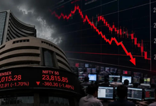 Photo of Share Market Today: कच्चे तेल में तेजी से भारतीय शेयर बाजार में बड़ी गिरावट, Nifty 23,800 के पास लुढ़का
