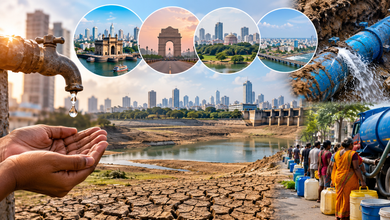 Photo of Water Shortage : भारत के बड़े शहरों में जल संकट, मुंबई में पानी की कटौती बढ़ी