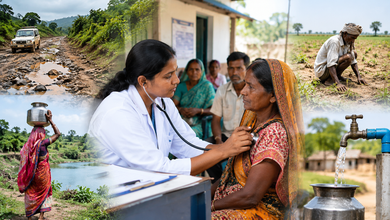 Photo of Rural Healthcare : ग्रामीण भारत में सड़क, पानी और रोजगार की कमी से स्वास्थ्य पर असर