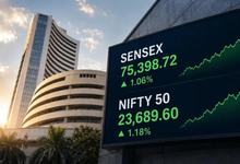 Photo of Stock Market Today: चार दिन की गिरावट के बाद बाजार में लौटी रौनक, सेंसेक्स-निफ्टी हरे निशान में